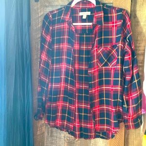 Plaid blouse